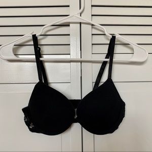 black lace push-up bra🤍